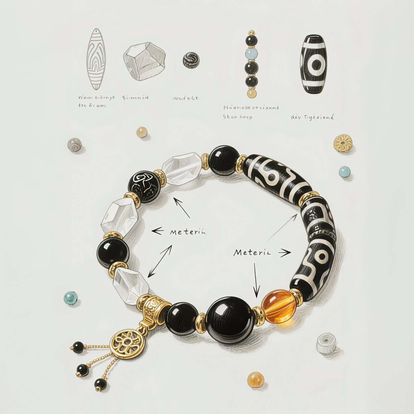 Nature Crystal Pouch