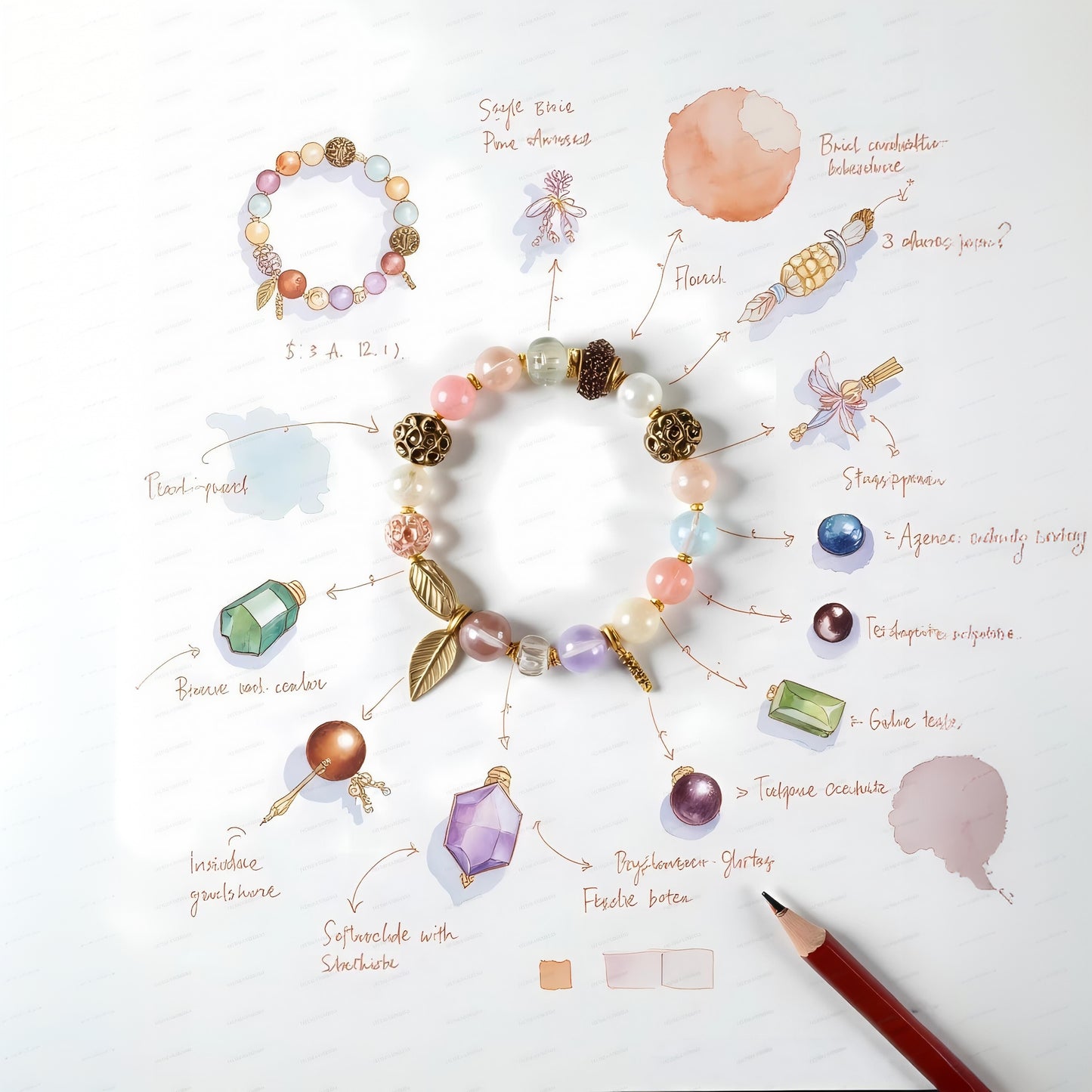 Nature Crystal Pouch