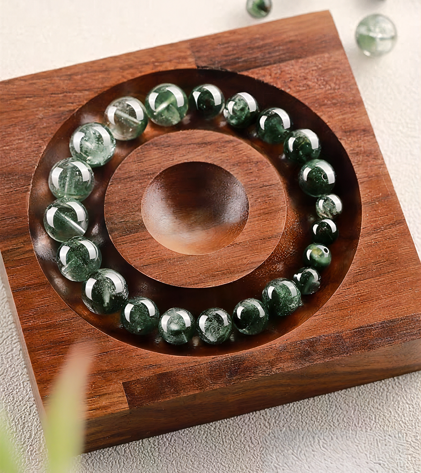 Natural Green Phantom Quartz