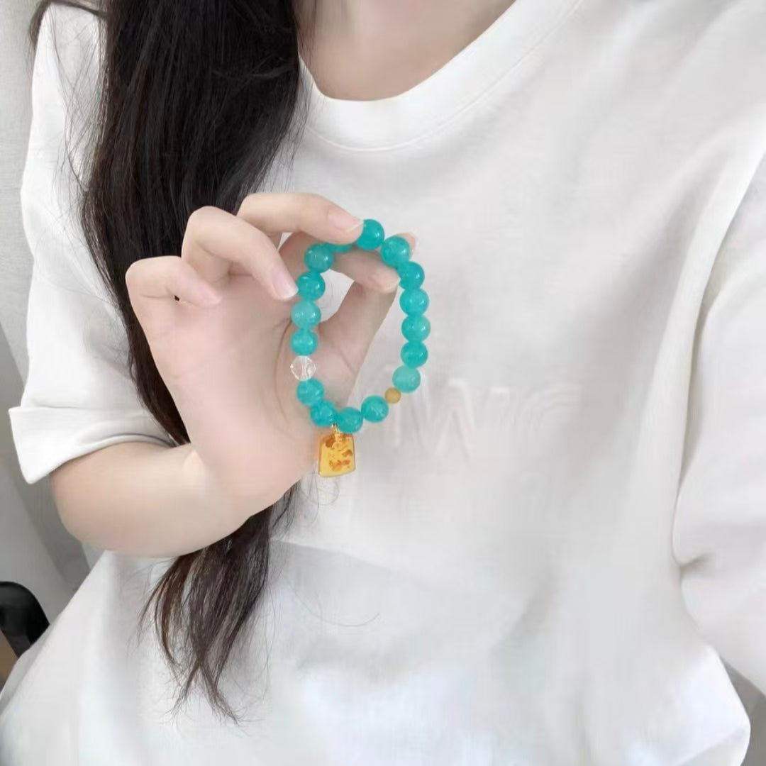 Ocean Blue Chalcedony Bracelet