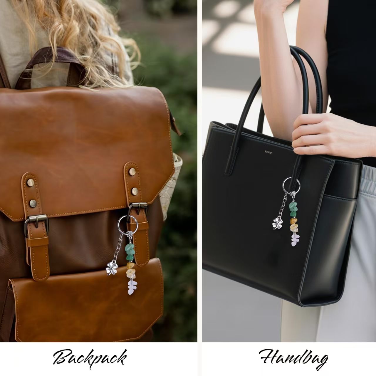 The Fortune Key – Crystal Healing Keychain for Luck