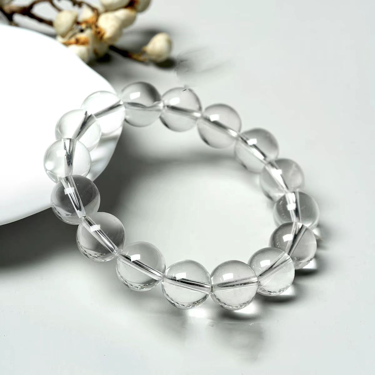 Pure Clarity White Quartz Bracelet
