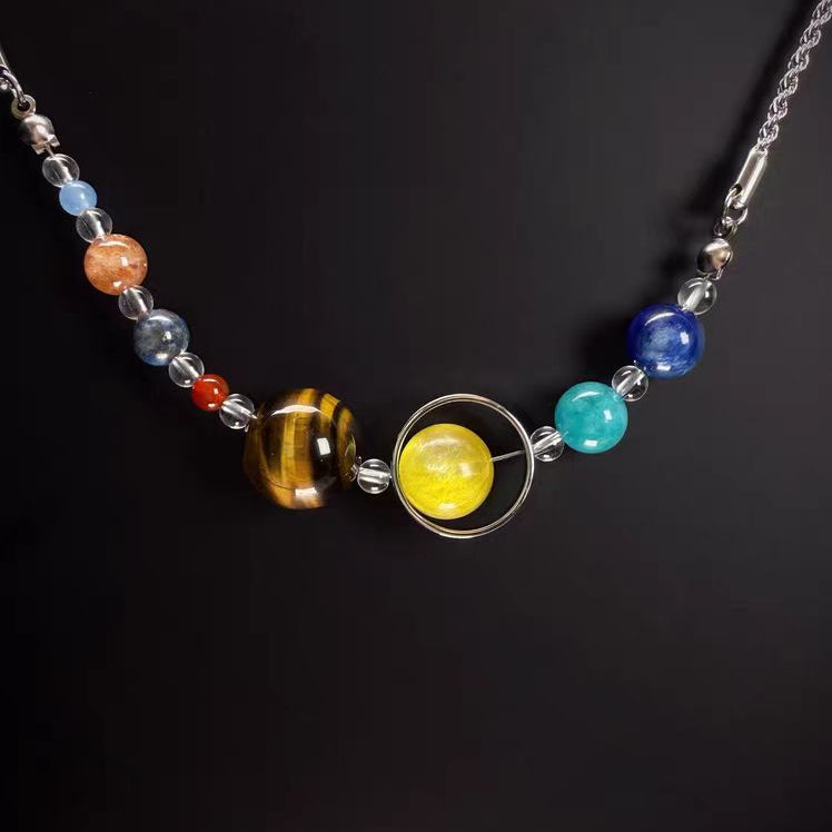 Celestial Orbit Necklace — The Solar System Collection
