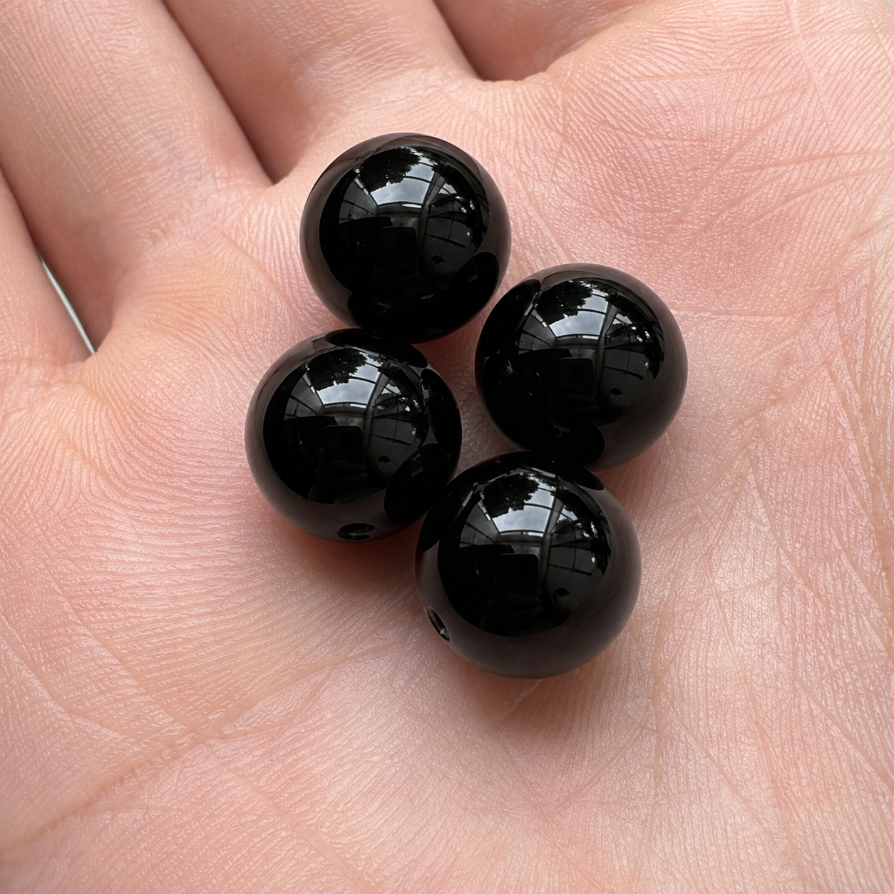 Natural Obsidian Beads: Golden, Silver & Black Sheen | DIY Accent Beads | SoulstoneHouse