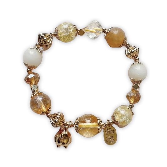 citrine crystal bracelet 