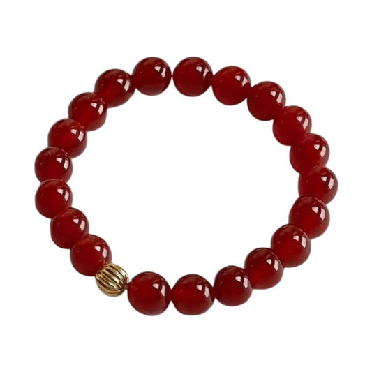 Red Agate Crystal Bracelet