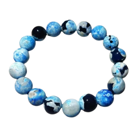 blue crystal bracelet