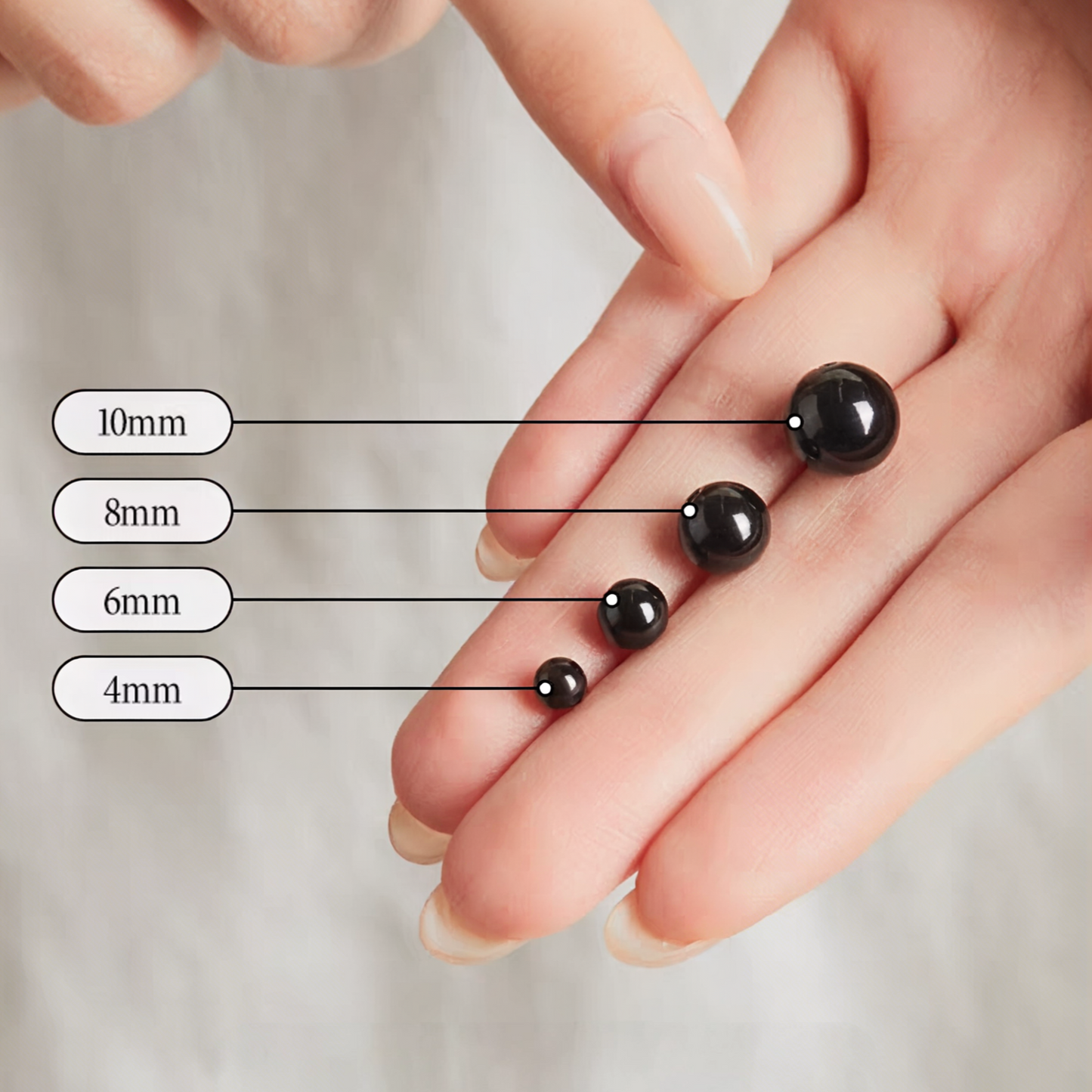 Nature Black Obsidian