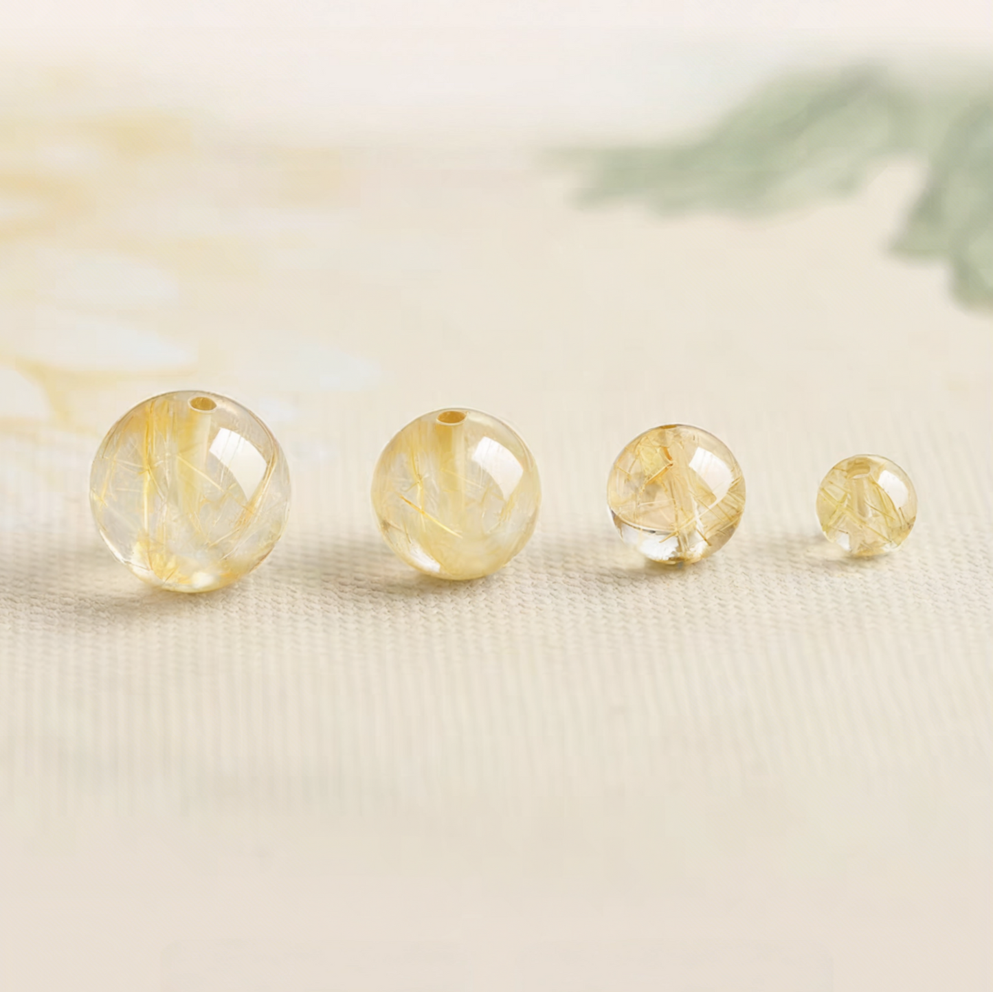 Nature Golden Rutilated Quartz