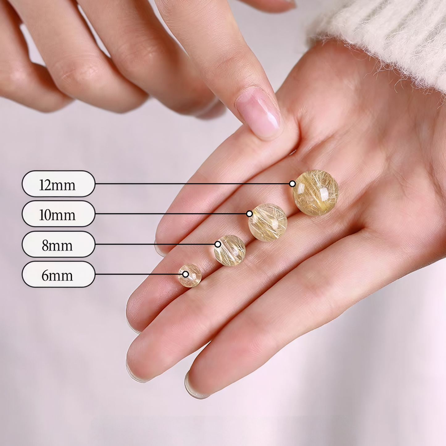 Nature Golden Rutilated Quartz