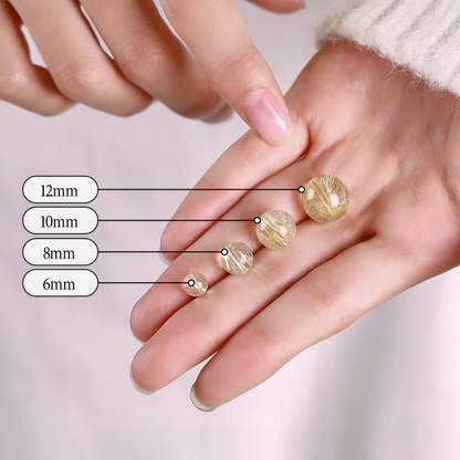 Nature Golden Rutilated Quartz