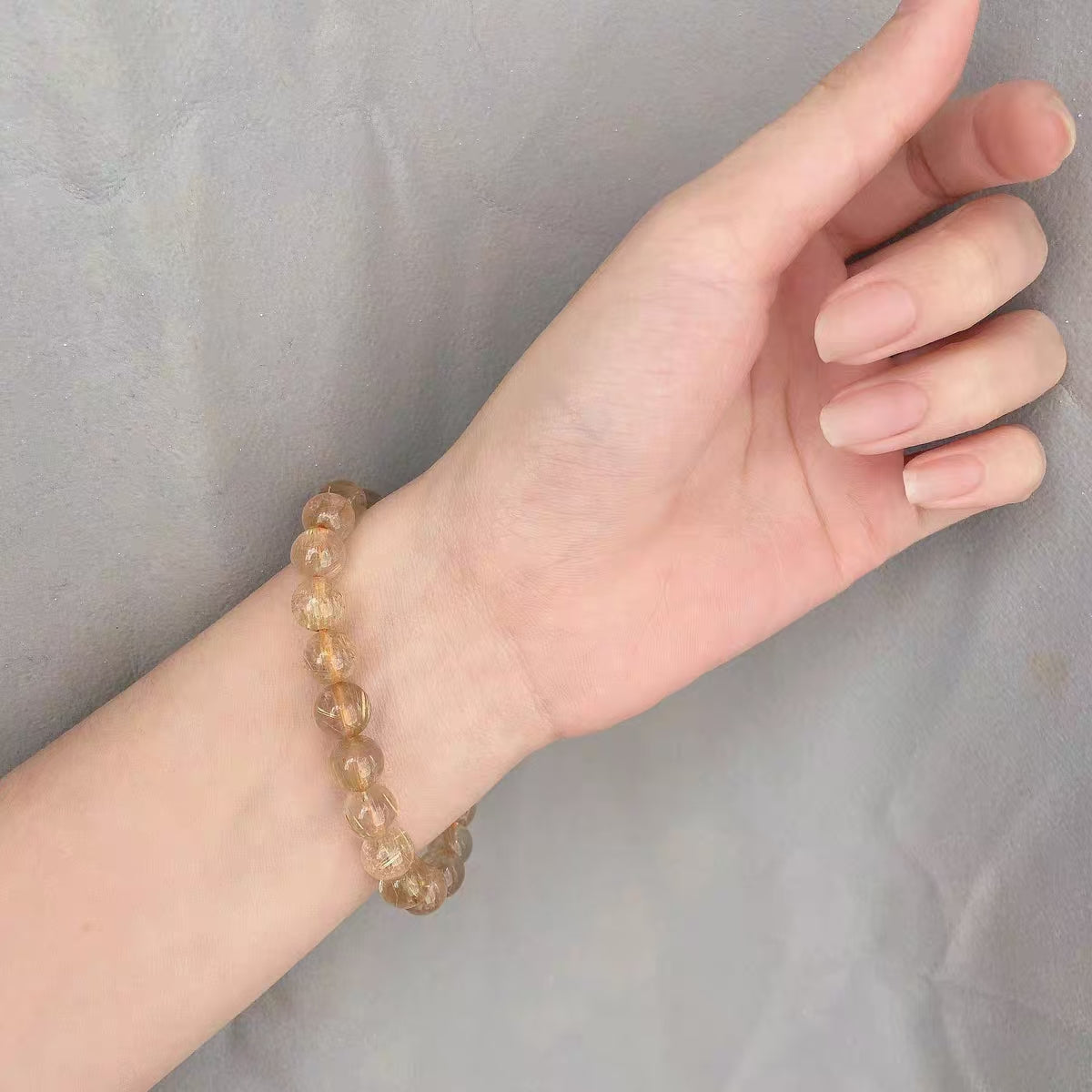 Golden Rutilated Quartz Bracelet