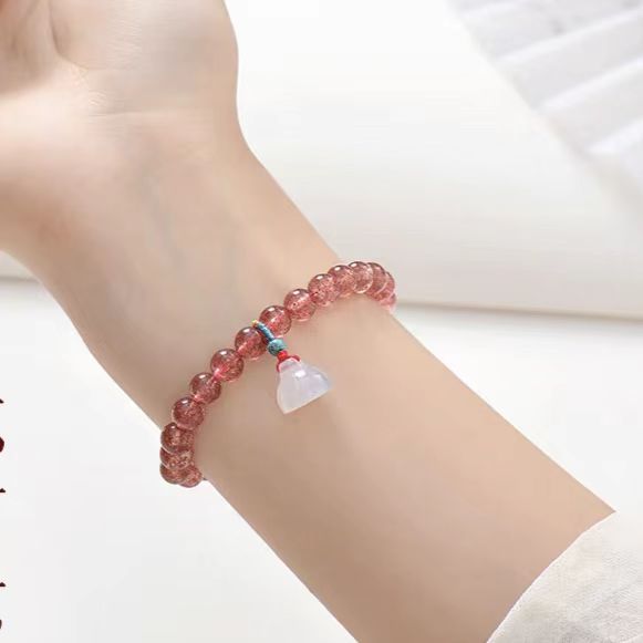Red Strawberry Quartz Bracelet