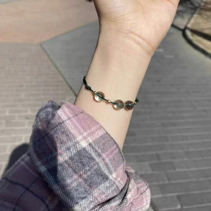 Minimalist Green Phantom Cord Bracelet