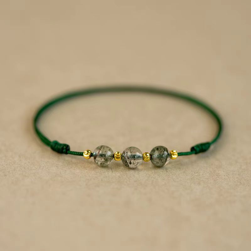 Minimalist Green Phantom Cord Bracelet