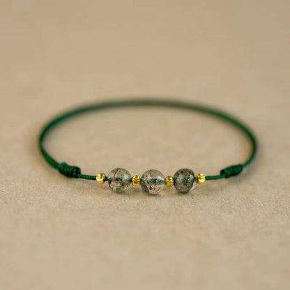 Minimalist Green Phantom Cord Bracelet