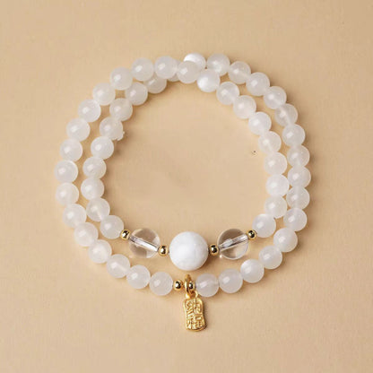 Green Aventurine Triple-Layer Bracelet