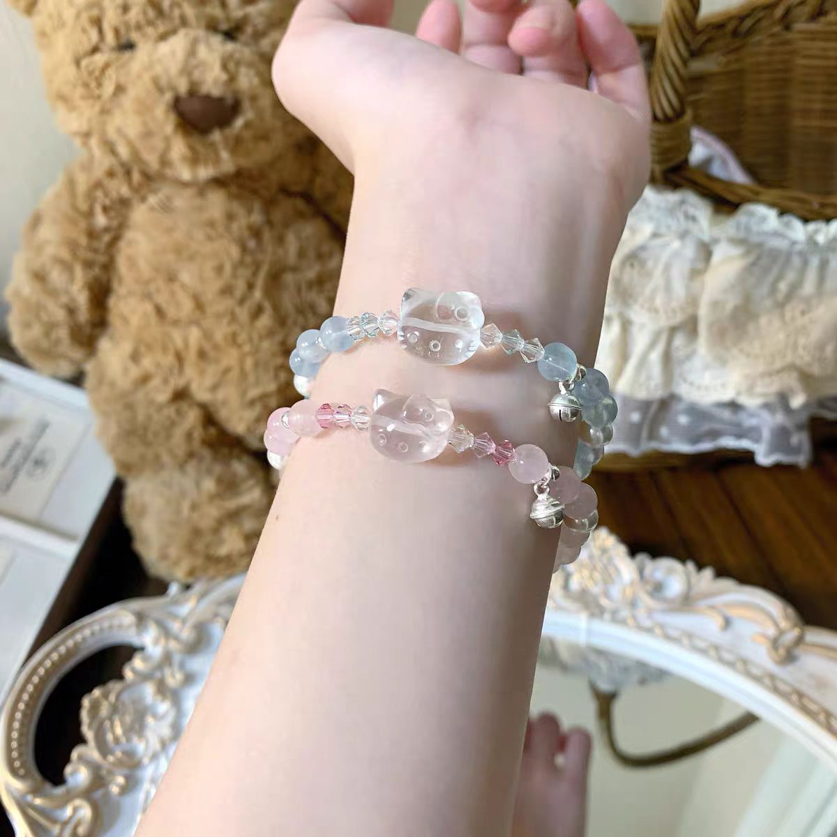 Cat Crystal Bracelet