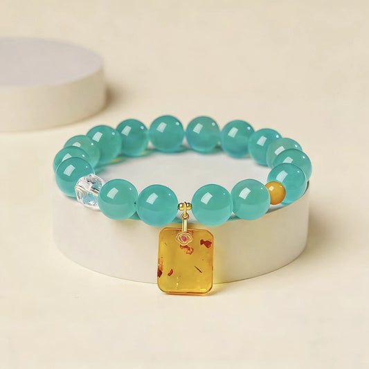 Ocean Blue Chalcedony Bracelet