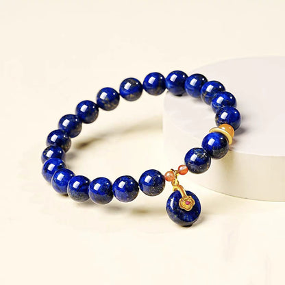 Lapis Lazuli Royal Blessing Bracelet | Wisdom & Protection Charm