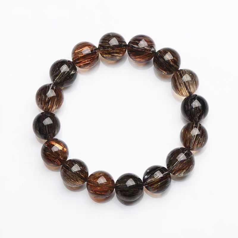 Natural Black Golden Super Seven Bracelet