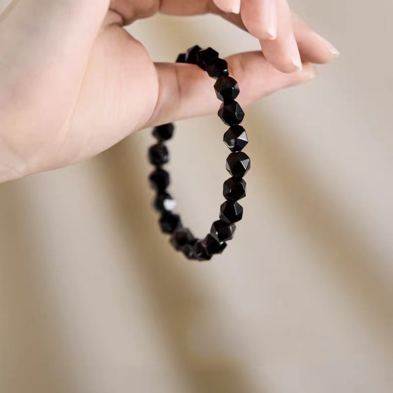 Black Obsidian Protection Bracelet – Grounding & Energy Shield