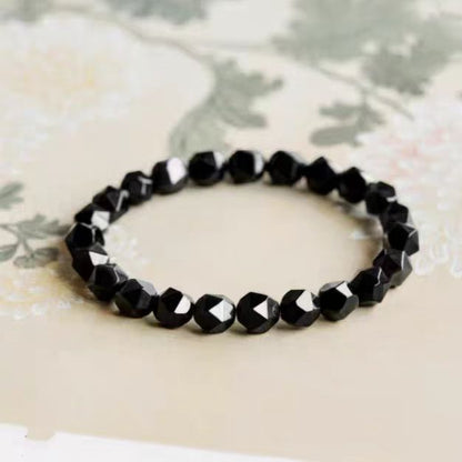 Black Obsidian Protection Bracelet – Grounding & Energy Shield