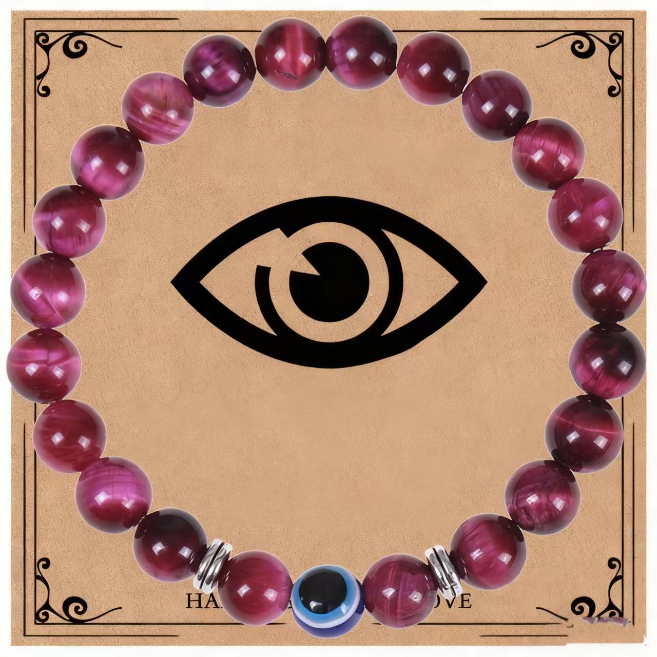 Blue Tiger Eye Protection Bracelet – Evil Eye Energy Shield