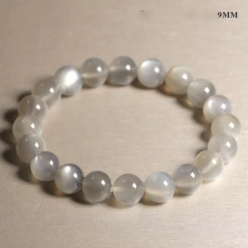 White Moon Cat's Eye Crystal Healing Bracelet – Calming & Intuition Enhancer