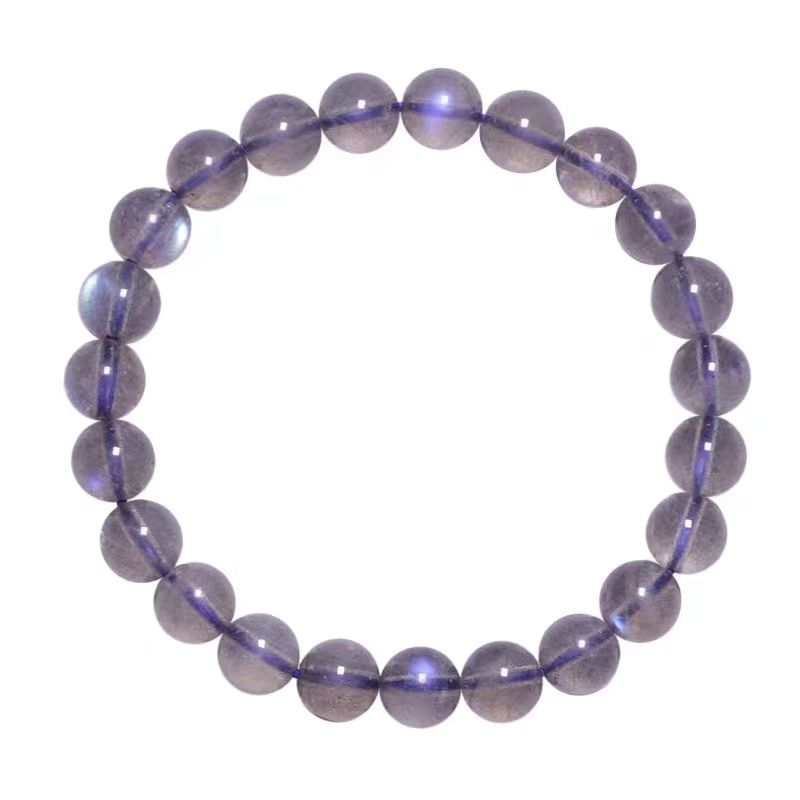 Gray Moonstone Crystal Healing Bracelet – Calming & Intuitive Energy