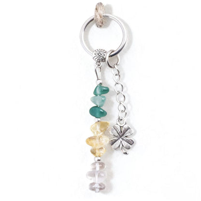 The Fortune Key – Crystal Healing Keychain for Luck