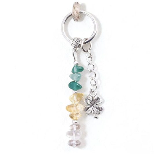 The Fortune Key – Crystal Healing Keychain for Luck