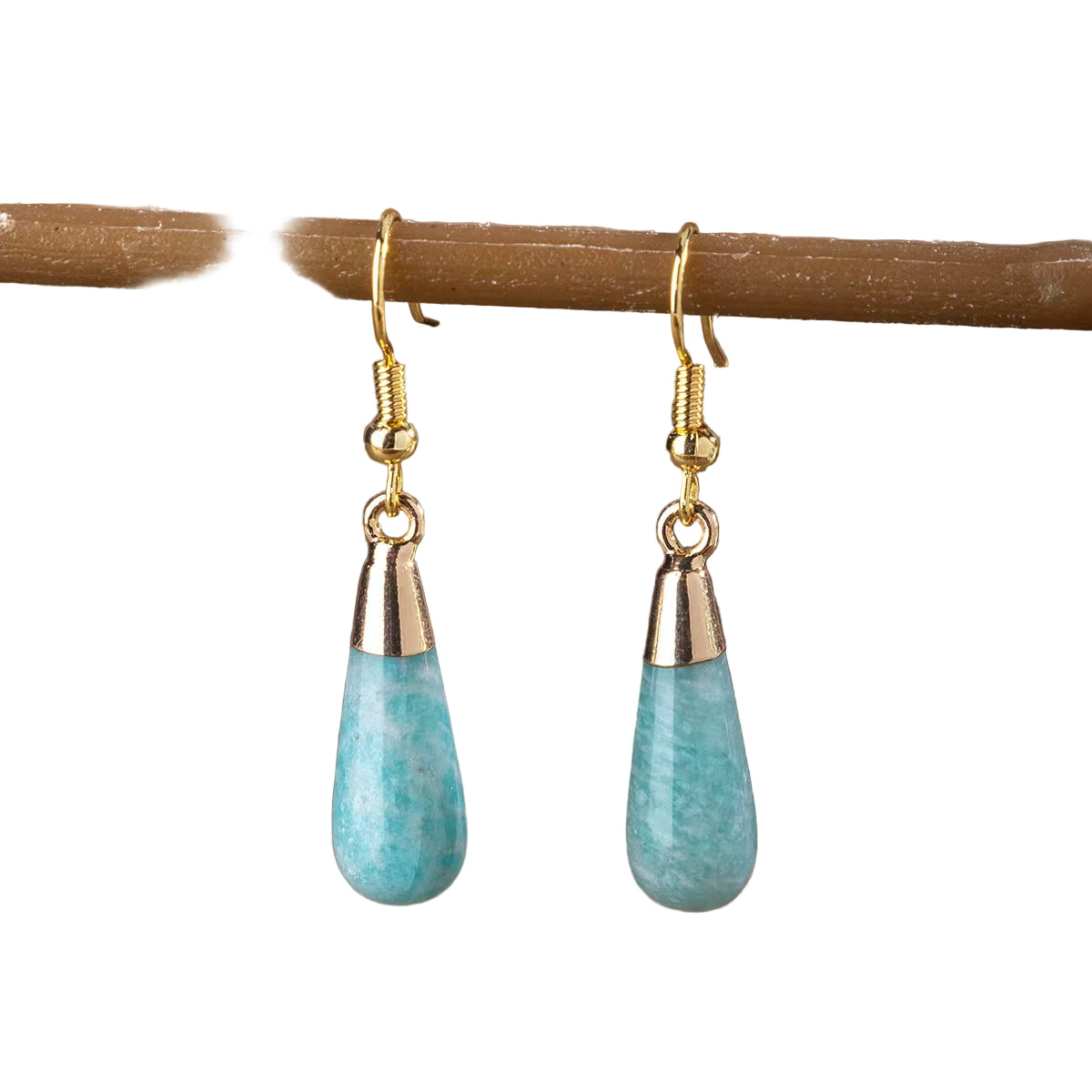 Healing Crystal Drop Earrings – Elemental Energy Collection