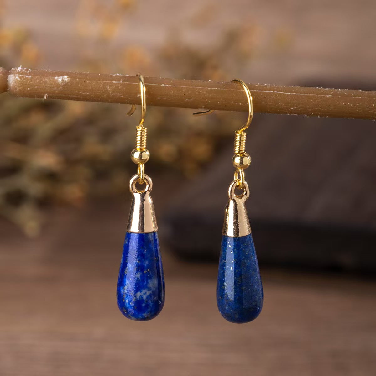Healing Crystal Drop Earrings – Elemental Energy Collection