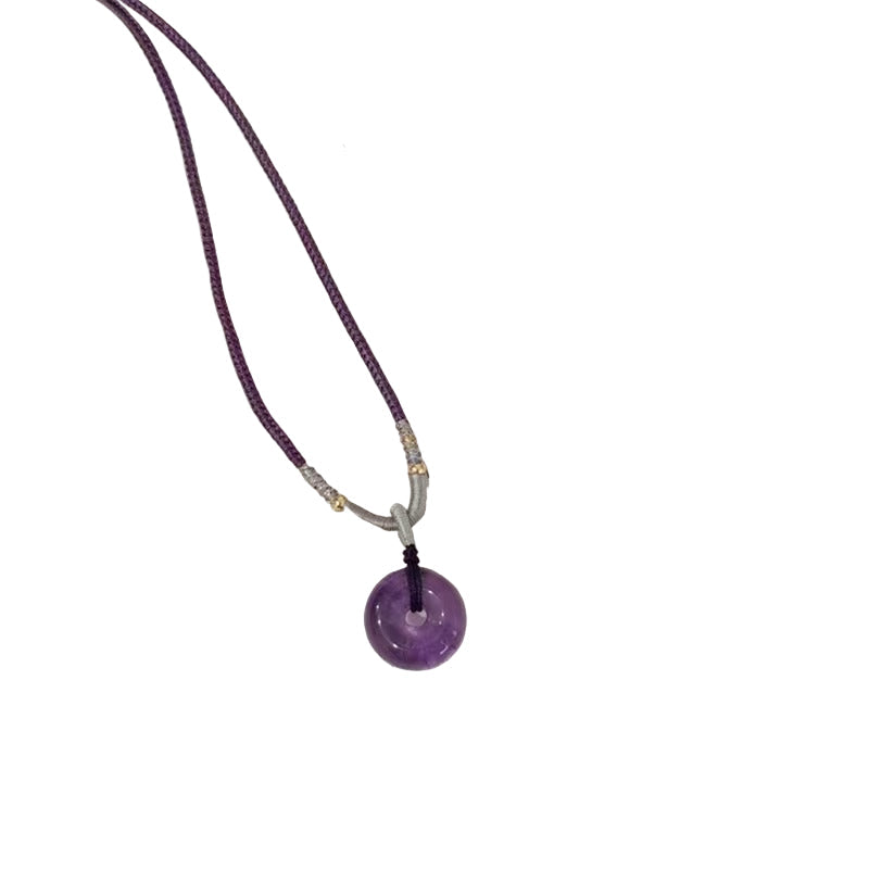 Amethyst Peace Pendant · Elemental Harmony Necklace