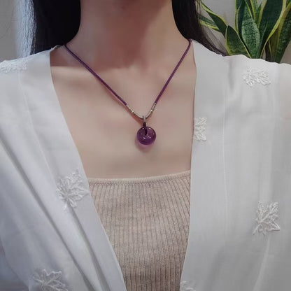 Amethyst Peace Pendant · Elemental Harmony Necklace