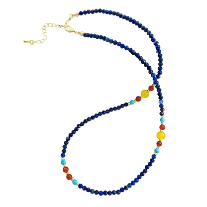 Lapis Lazuli Feng Shui Necklace – Protection & Clarity Power Charm
