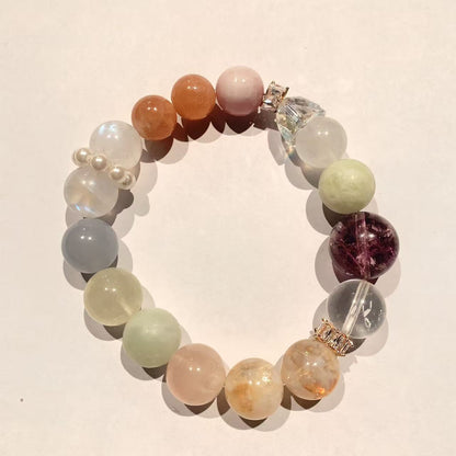 Emotions & Charm Multigemstone Bracelet – Luck, Balance & Aura Glow