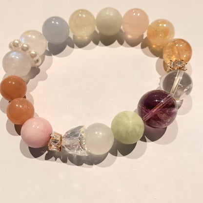 Emotions & Charm Multigemstone Bracelet – Luck, Balance & Aura Glow