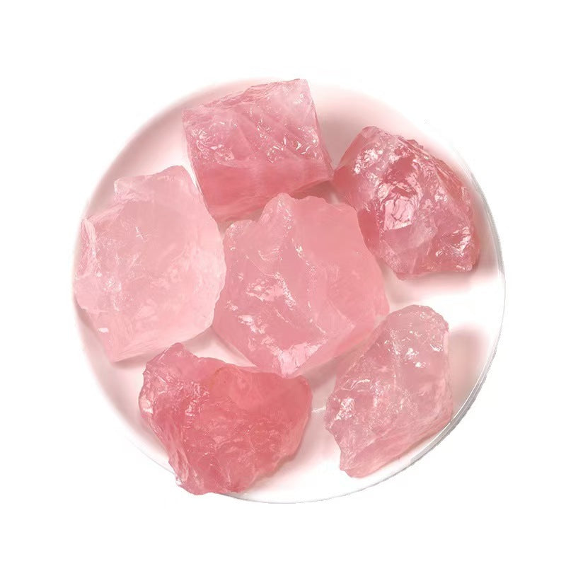 Raw Rose Quartz Chunks – Love, Healing & DIY Home Energy Stones