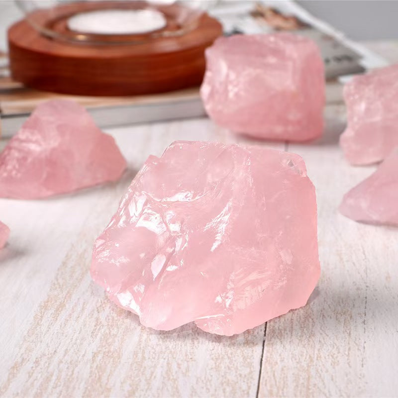 Raw Rose Quartz Chunks – Love, Healing & DIY Home Energy Stones