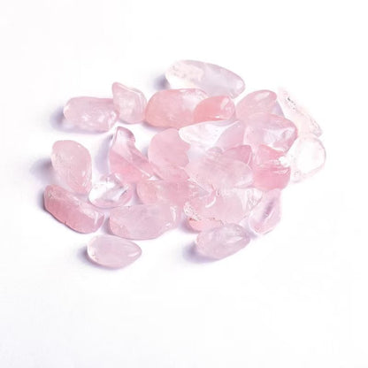 Natural Rose Quartz Crystal Chips — Cleansing, Decoration & Aroma Diffuser