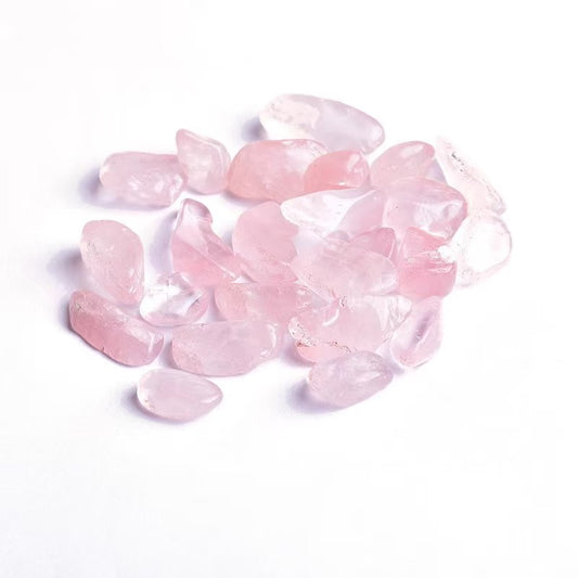 Natural Rose Quartz Crystal Chips — Cleansing, Decoration & Aroma Diffuser