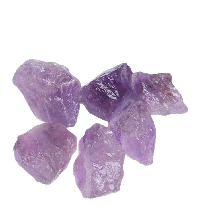 Raw Amethyst Healing Stones – Natural Purple Crystal for Decor, Cleansing & Diffuser Use