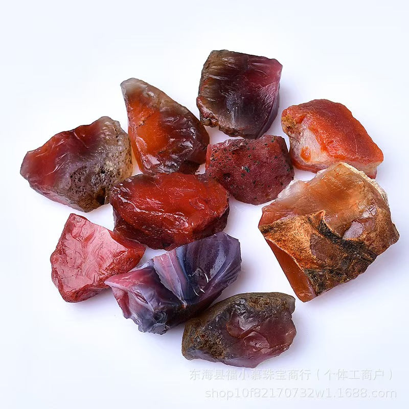 Raw Red Carnelian Crystal Stones – Natural Healing Decor Cleansing Diffuser