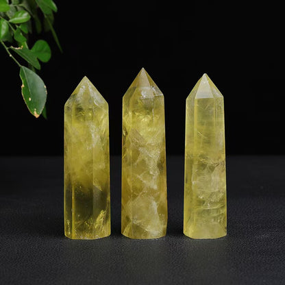 Citrine Crystal Tower – Natural Hexagonal Prosperity Point