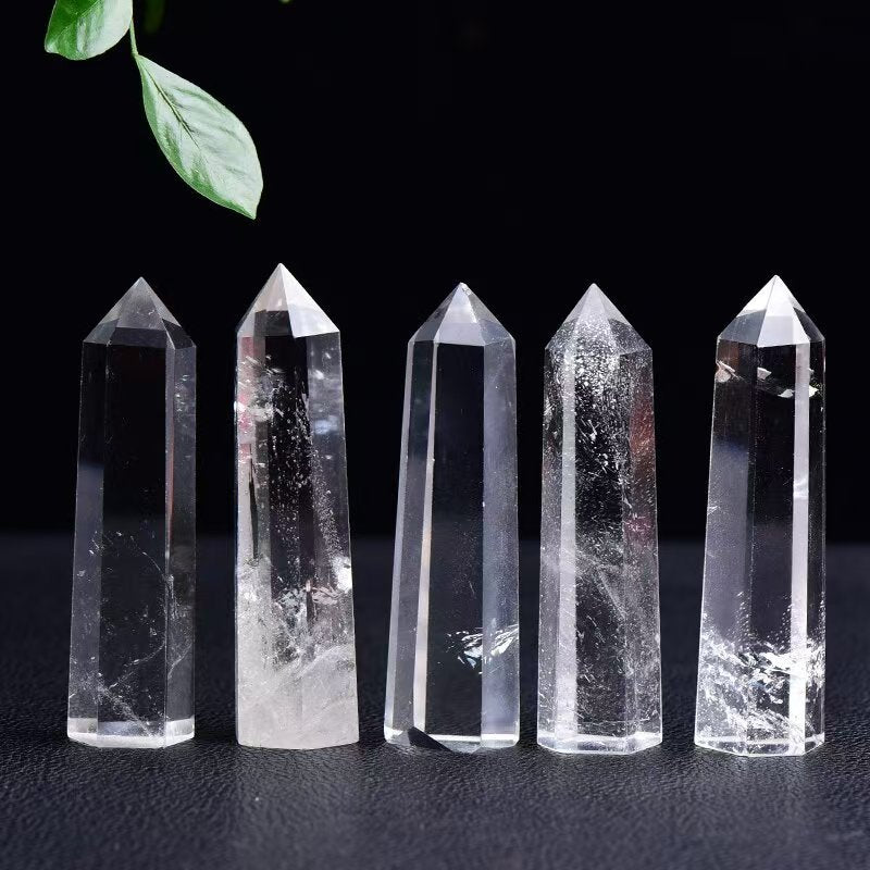 Clear Quartz Tower – Natural Hexagonal Energy Amplifying Point