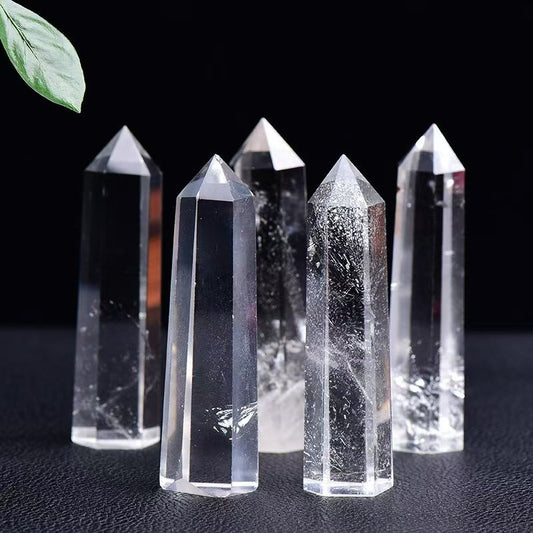 Clear Quartz Tower – Natural Hexagonal Energy Amplifying Point