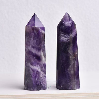 Amethyst Crystal Tower – Natural Six-Sided Healing Point