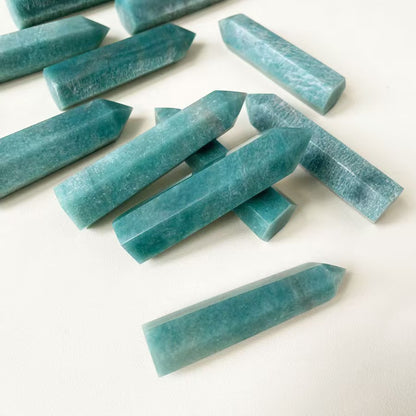 Natural Amazonite Crystal Tower